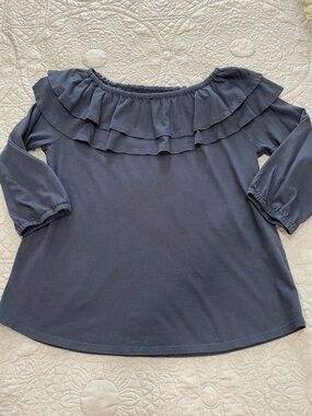 *3 for $10* J. Jill Dark Navy blue top M